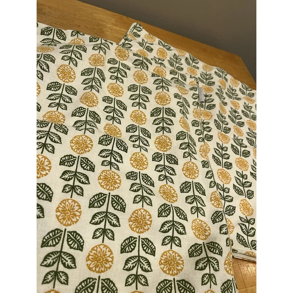 Rachel Ashwell Farmhouse Dutch Folk Art Throw Pillow Cover Sunflower‎ 20x20